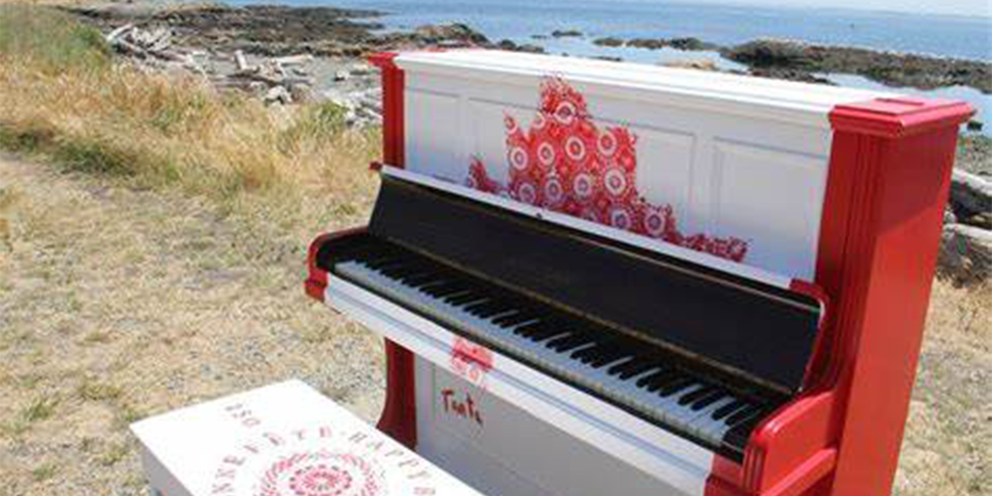 Outdoor Painted Pianos