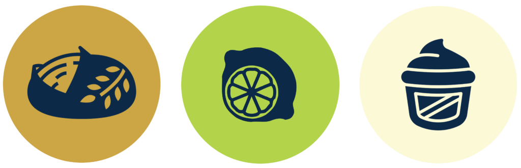 Roll-x flavour sourdough, lime and cream