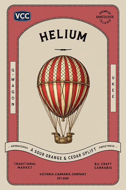 Helium craft cannabis cultivar artwork